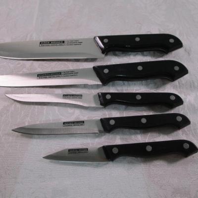 Sale Photo Thumbnail #572: New in box, 2- 8" blade, 5.5" blade, 4.5" blade, 3 " blade