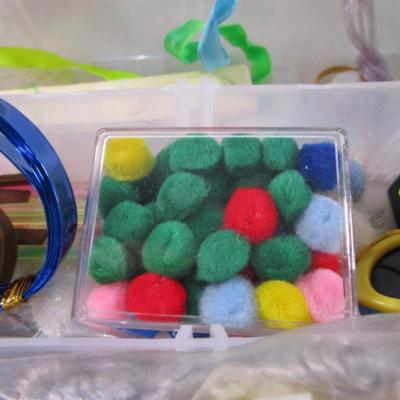 Sale Photo Thumbnail #657: lots of confetti, beads, misc see pictures