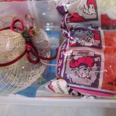 Sale Photo Thumbnail #655: lots of confetti, beads, misc see pictures