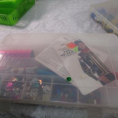 Sale Photo Thumbnail #664: Confetti, beads, Foil sealer, lots of dividers
