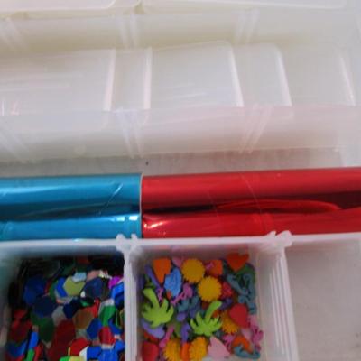 Sale Photo Thumbnail #671: Confetti, beads, Foil sealer, lots of dividers