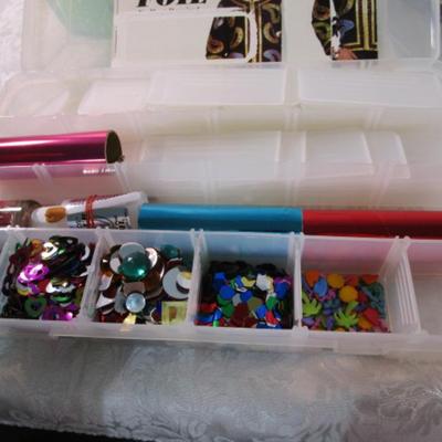 Sale Photo Thumbnail #665: Confetti, beads, Foil sealer, lots of dividers