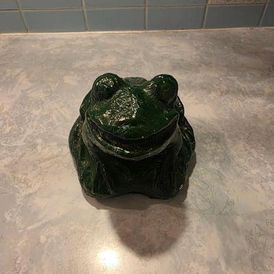 Ceramic frog