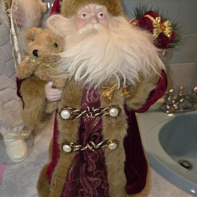Santa tree topper