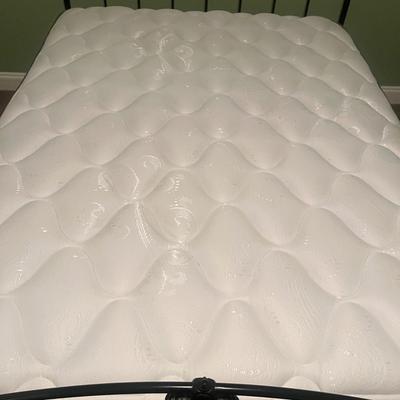 Queen Sized Black Metal Bed (BB-MG)