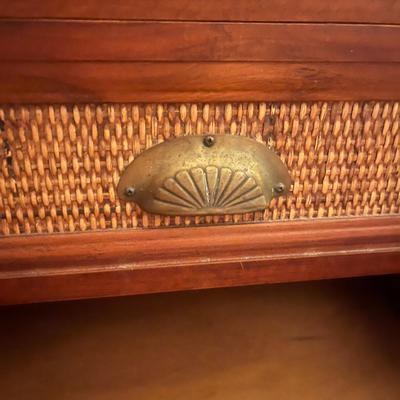 Pier One Wooden End Table (BB-MG)