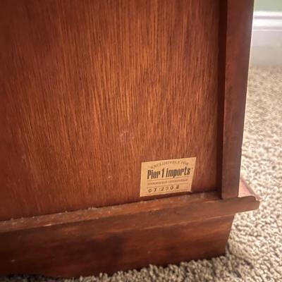 Pier One Wooden End Table (BB-MG)