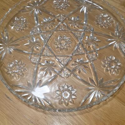 Star of David bowls and platter