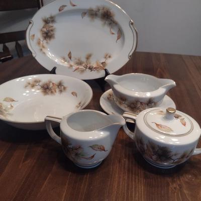 Kyoto 'Pines' China- Approx 46 Pieces
