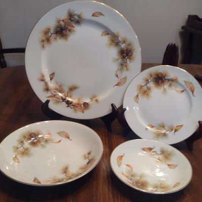 Kyoto 'Pines' China- Approx 46 Pieces