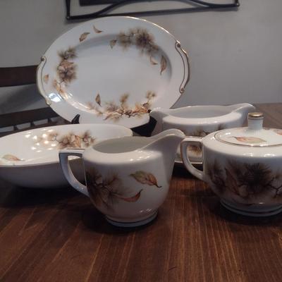 Kyoto 'Pines' China- Approx 46 Pieces