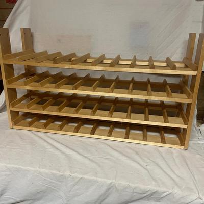 Wooden 40-Bottle Wine Rack (W-MG)