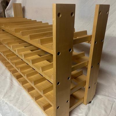 Wooden 40-Bottle Wine Rack (W-MG)