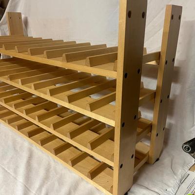 Wooden 40-Bottle Wine Rack (W-MG)