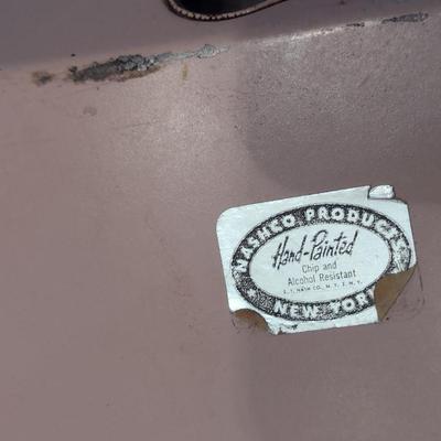 Vintage Nashco Hand Painted Serving Tray- Signed 'Van'- Approx 20" x 15"