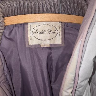 Ladies vintage purple coat