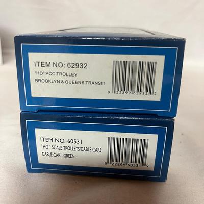 7 NIB Bachmann HO Trolley Cars (W-MG)
