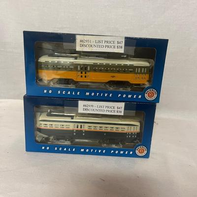 7 NIB Bachmann HO Trolley Cars (W-MG)