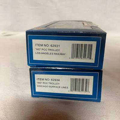 7 NIB Bachmann HO Trolley Cars (W-MG)