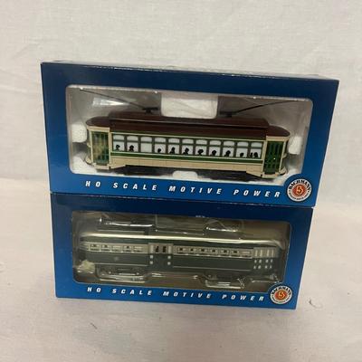 7 NIB Bachmann HO Trolley Cars (W-MG)