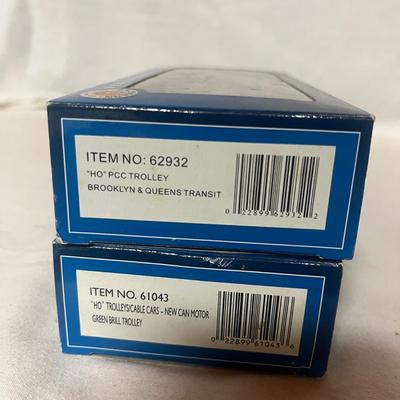 7 NIB Bachmann HO Trolley Cars (W-MG)
