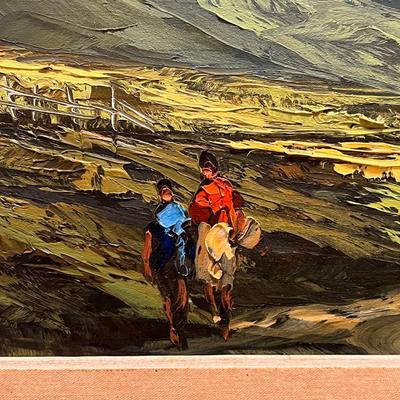 Cotopaxi Oil Painting Signed Carlos Catasse (BR-RG)