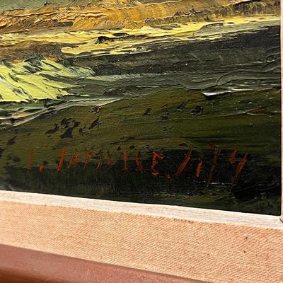 Cotopaxi Oil Painting Signed Carlos Catasse (BR-RG)