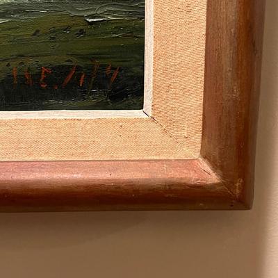 Cotopaxi Oil Painting Signed Carlos Catasse (BR-RG)