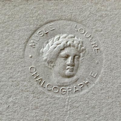 Sale Photo Thumbnail #320: Three are signed by Dufza, one is stamped from the Louvre Museum.