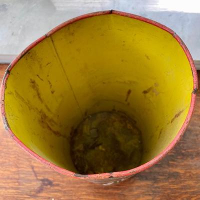 Sale Photo Thumbnail #539: Trash can has some denting and slight rusting.