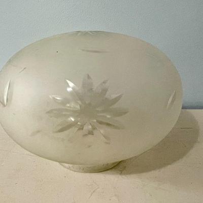 Sale Photo Thumbnail #1783: Two milk glass, one frosted.