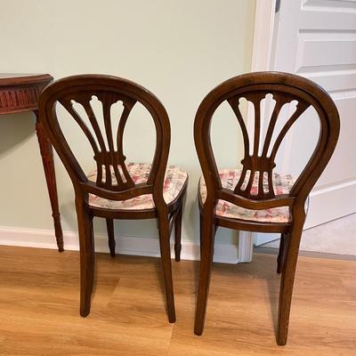 Two Petite Sitting Chairs
