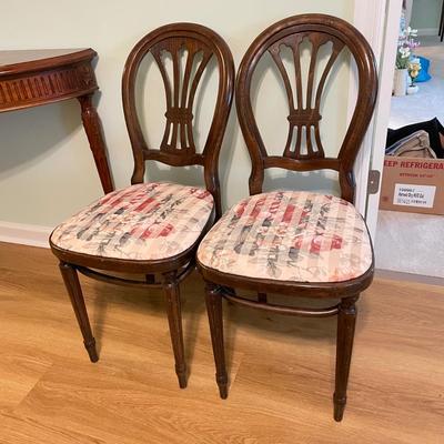 Two Petite Sitting Chairs