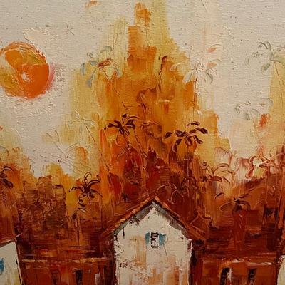 Signed Impressionist Oil Painting (BR-RG)