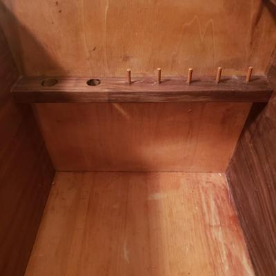 Mid Century Style Wooden Sewing Table (B2-KD)