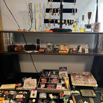 Sale Photo Thumbnail #1: Jewelry, perfume, vintage items and more.

Displays not included