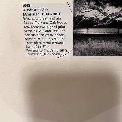 O. Winston Link - Signed Photographic Print & More (BR-RG)