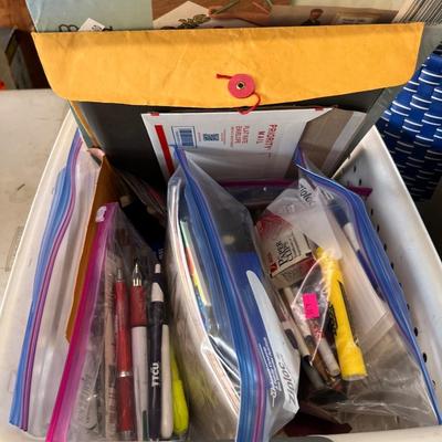 Sale Photo Thumbnail #46: Office supplies and containers