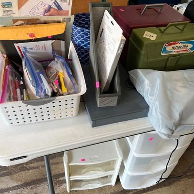 Sale Photo Thumbnail #45: Office supplies and containers