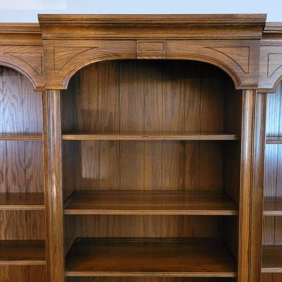 Three Piece Solid Wood Bookshelves (LR-EL)