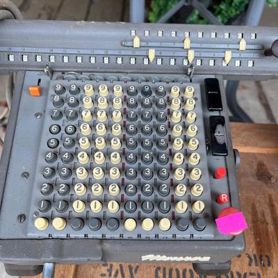 Sale Photo Thumbnail #56: Pulley, adding machine and more