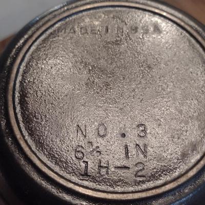 Collection of Cast Iron Skillets- Three Pieces