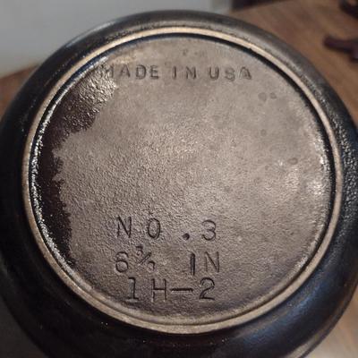 Collection of Cast Iron Skillets- Three Pieces