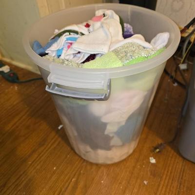 Tub of socks