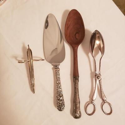 Sterling and Silver Plated Serving Ware (B2-KD)