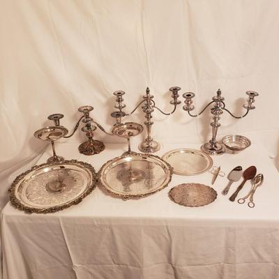 Sterling and Silver Plated Serving Ware (B2-KD)