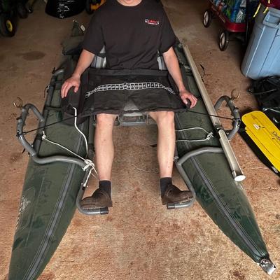 Outcast Sporting Gear Pontoon Fishing Boat