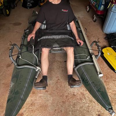 Outcast Sporting Gear Pontoon Fishing Boat
