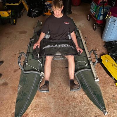Outcast Sporting Gear Pontoon Fishing Boat