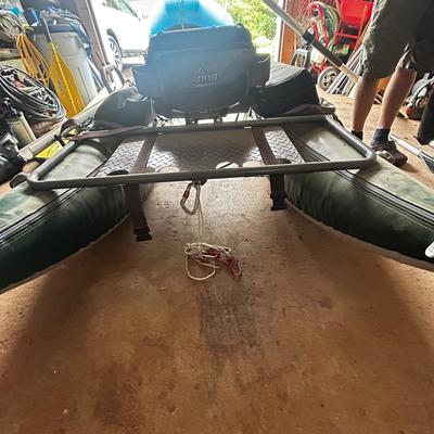 Outcast Sporting Gear Pontoon Fishing Boat